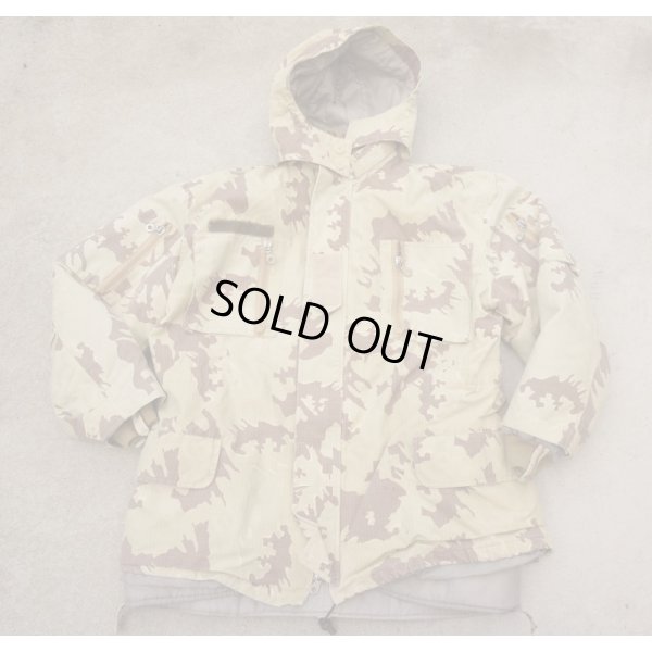 画像1: リトアニア軍M05砂漠迷彩フィールドパーカー フード・ライナー付き