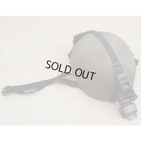 画像1: 米軍放出アーマー ソース製MICH-2001型ヘルメットLARGEウィルコックスL2G04マウント付き