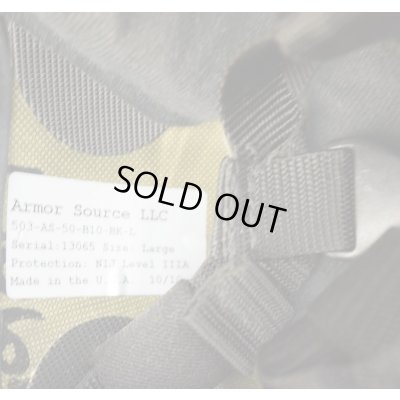 画像4: 米軍放出アーマー ソース製MICH-2001型ヘルメットLARGEウィルコックスL2G04マウント付き