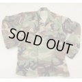 米軍放出カスタム ウッドランド迷彩BDUジャケットSMALL-SHORT