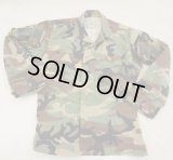 米軍放出カスタム ウッドランド迷彩BDUジャケットSMALL-SHORT