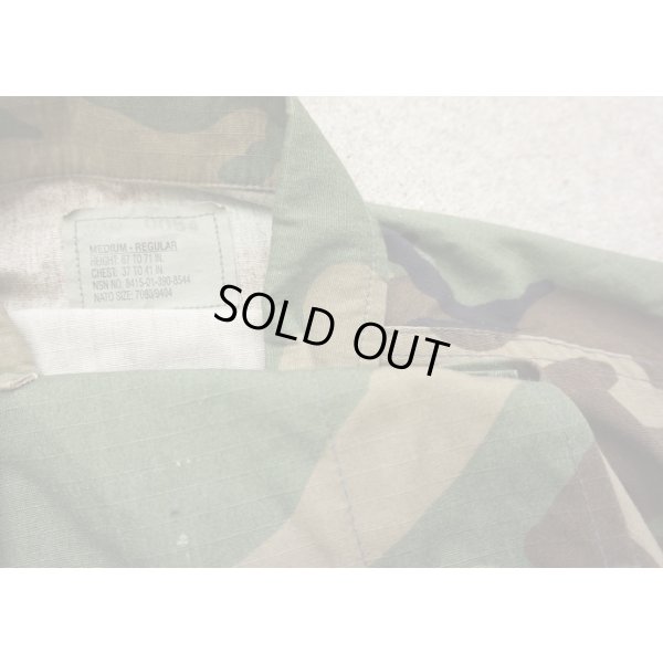 画像3: 米海軍特殊部隊放出カスタム ウッドランド迷彩BDUジャケットMEDIUM-REGULAR