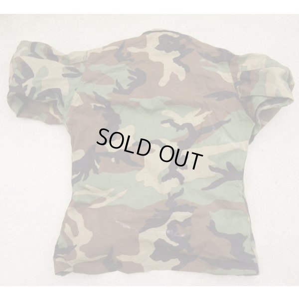 画像2: 米軍放出カスタム ウッドランド迷彩BDUジャケットSMALL-SHORT