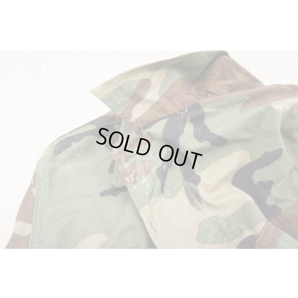 画像5: 米軍放出カスタム ウッドランド迷彩BDUジャケットSMALL-SHORT