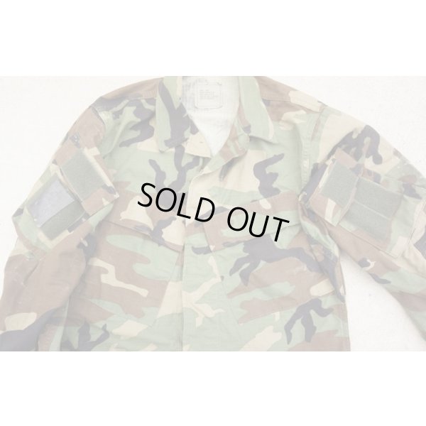 画像3: 米軍放出カスタム ウッドランド迷彩BDUジャケットSMALL-SHORT