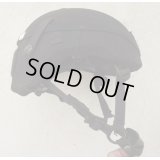 英警察放出ゼブラアーマー製MICH-2001型ヘルメット黒Largeヘルメットカバー・ヘルメットバンド付き