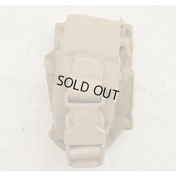 画像1: 英軍放出メーカー不明BHI型フラッシュバンポーチCT(コヨーテタン)