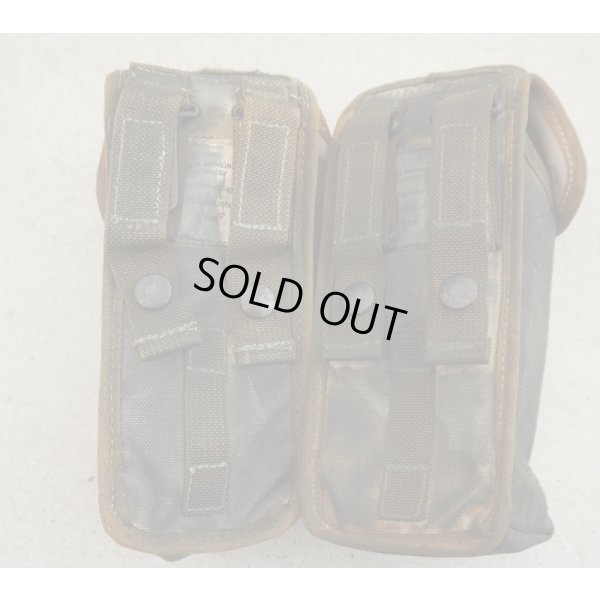 画像2: 英軍DDPM迷彩マガジンポーチ最初期型2個セット黒色塗装品