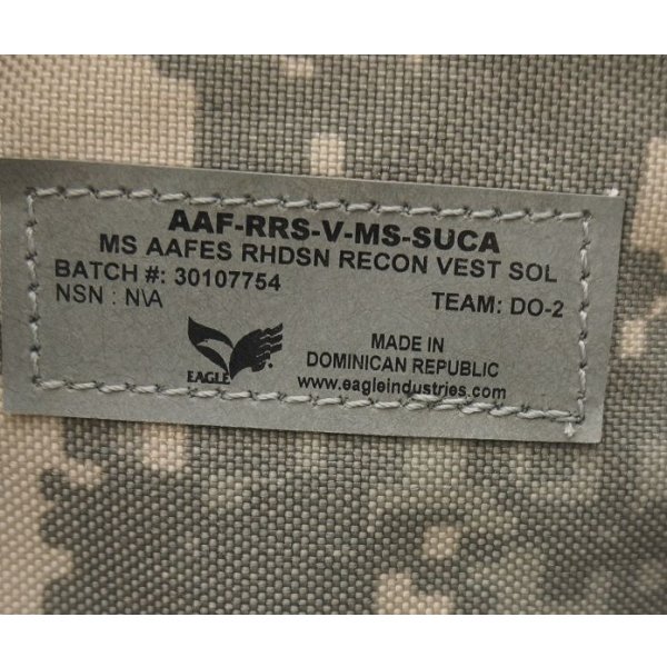 画像4: イーグルAAFESローデシアンリーコンベスト(RRV)UCP迷彩(ACU迷彩)新品