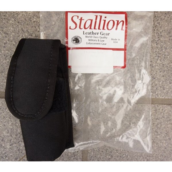 画像1: 米軍放出スタリオンSMC2デューティスプレーポーチ黒 新品