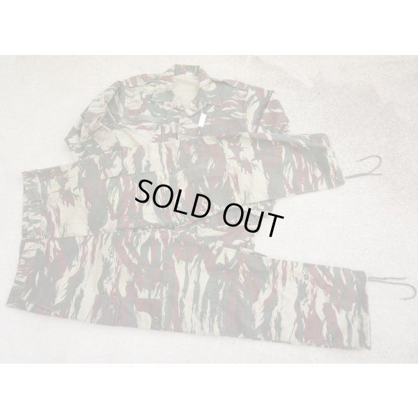 画像1: 国籍不明F1リザード迷彩上下セット