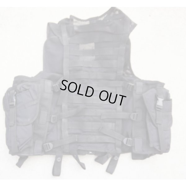 画像2: MIL-TECモジュラーベスト ポーチ8個付き黒 新品(ドイツ警察が使用)