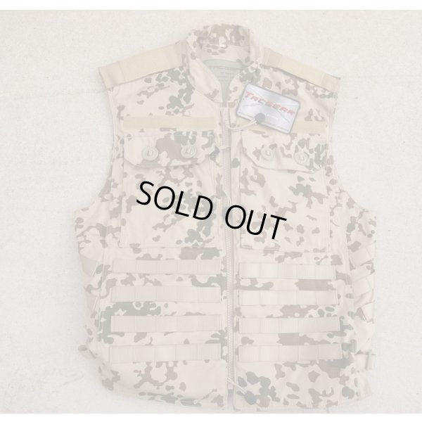 画像1: TACGEAR製コンバットベスト(Cryeレンジベスト コピー)ドイツ連邦軍デザートフレクター迷彩(ヴィステン迷彩)SMALL/MEDIUM新品(廃版品)