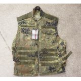 TACGEAR製コンバットベスト(Cryeレンジベスト コピー)ドイツ連邦軍フレクター迷彩(フレック迷彩)LARGE/X-LARGE新品(廃版品)