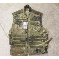 TACGEAR製コンバットベスト(Cryeレンジベスト コピー)ドイツ連邦軍フレクター迷彩(フレック迷彩)LARGE/X-LARGE新品(廃版品)