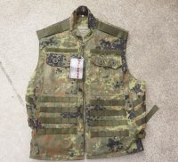 TACGEAR製コンバットベスト(Cryeレンジベスト コピー)ドイツ連邦軍フレクター迷彩(フレック迷彩)LARGE/X-LARGE新品(廃版品)