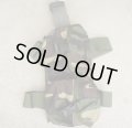 AWS製ユニバーサルレッグポーチ ウッドランド迷彩 黒ファスロット品 新品