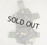 AWS製ユニバーサルレッグポーチ ウッドランド迷彩 黒ファスロット品 新品