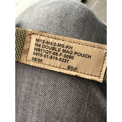 画像4: 米軍イーグルSFLCSダブルマガジンポーチ カーキ新品