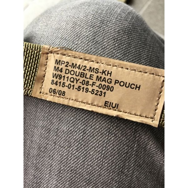 画像4: 米軍イーグルSFLCSダブルマガジンポーチ カーキ新品