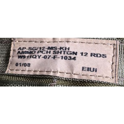 画像5: 米軍イーグルSFLCS 12発用ショットシェルポーチ カーキ新品