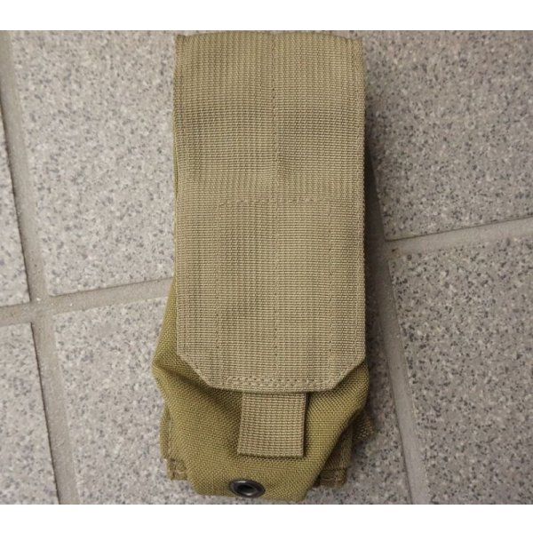 画像1: 米軍イーグルSFLCSスモークグレネードポーチ カーキ新品