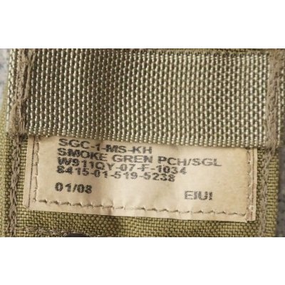 画像3: 米軍イーグルSFLCSスモークグレネードポーチ カーキ新品