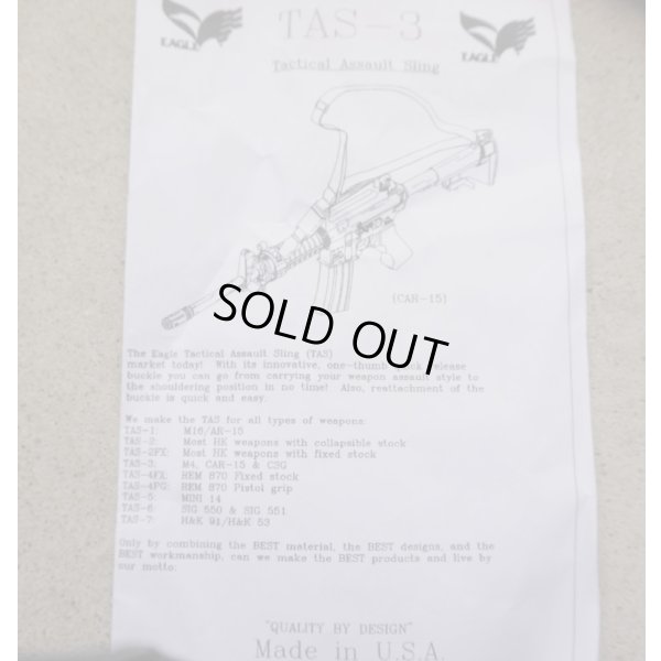 画像3: イーグルTAS-3タクティカルアサルトスリング カーキ新品
