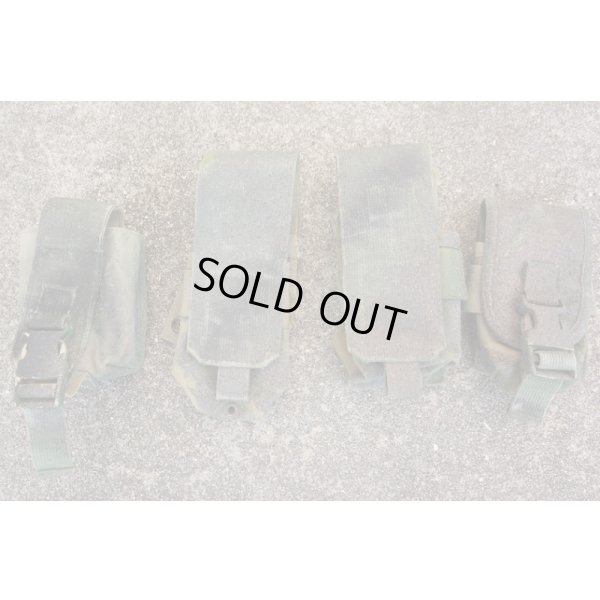 画像1: 英軍放出BLACKHAWK!・WAS製ポーチ セット塗装品