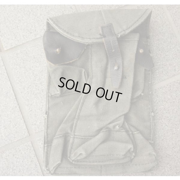 画像1: ソ連軍 海軍歩兵AKMマガジンポーチ黒