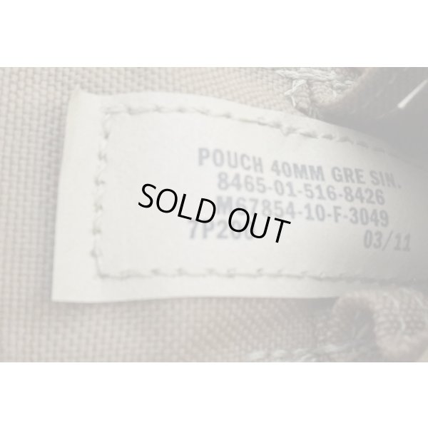 画像3: 米軍アライド米海兵隊用シングル40mmグレネードポーチCB(コヨーテブラウン)新品