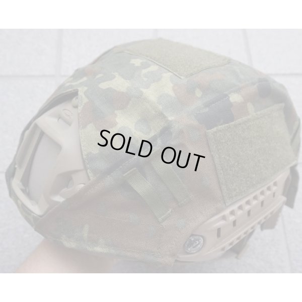 画像1: BPタクティカルOPS-CORE FAST用ドイツ連邦軍フレクター迷彩ヘルメットカバー新品