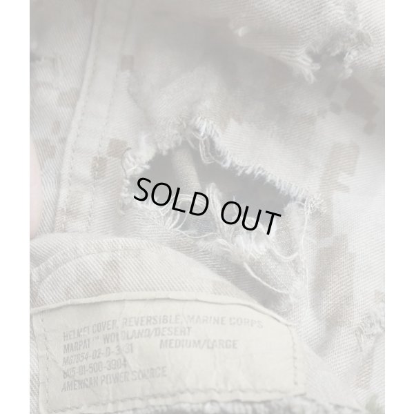 画像3: 米軍 米海兵隊PASGT・LWH用ヘルメットカバー ウッドランドMARPAT/デザートMARPAT(リバーシブル)MEDIUM/LARGE
