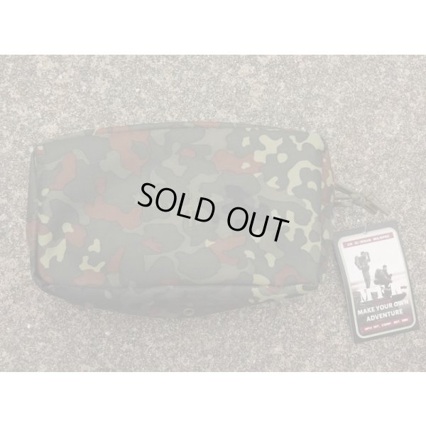 画像1: MFH製ラージユーティリティポーチ ドイツ連邦軍フレクター迷彩（フレック迷彩）新品