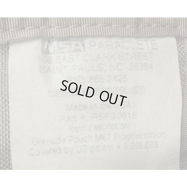 画像3: ニュージーランド軍放出MSAパラクレイトM67ハンドグレネードポーチSG新品