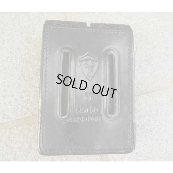 画像2: 米法執行機関放出サファリランド77デューティダブルピストルマガジンポーチ S&W M59・ブローニングHP用