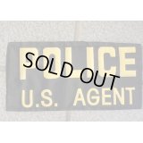 詳細不明U.S. POLICEパッチ黒+黄 新品