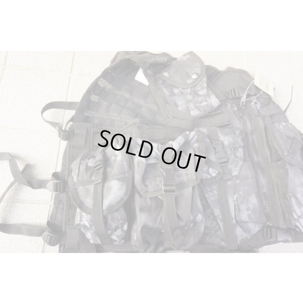 画像3: MIL-TECモジュラーベスト ポーチ8個付きMANDRA NIGHT迷彩（KRYPTEK Typhon迷彩）新品