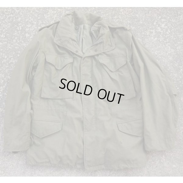 画像1: 米軍M65フィールドジャケットOD最終型プラスチックジッパー仕様4thタイプMEDIUM-SHORT