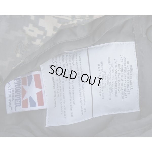 画像4: 米軍放出PROPPER製M65フィールドジャケットUCP迷彩(ACU迷彩)MEDIUM-REGULAR新品ライナー付き