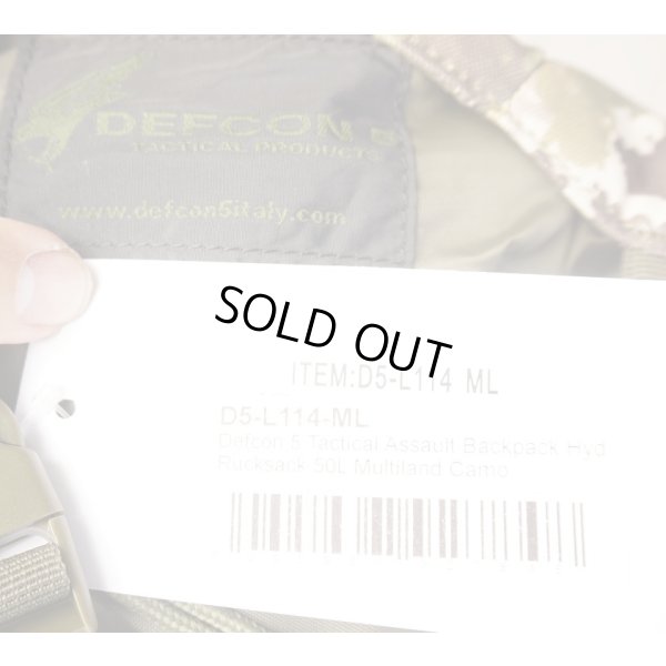 画像4: デフコン5製タクティカルアサルトバックパック イタリア軍Vegecam迷彩 新品