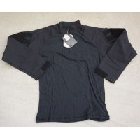 米法執行機関放出TRU-SPEC製TRU 1/4 ジップ コンバットシャツ黒 新品