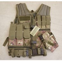 MIL-TEC USMCベスト イタリア軍Vegetato迷彩(V1型タクティカルベスト)ホルスター・ベルト付き新品