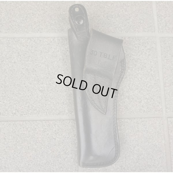 画像2: 米法執行機関放出TEX SHOEMAKER & SONS製30TBLFヒップホルスター6インチリボルバー用