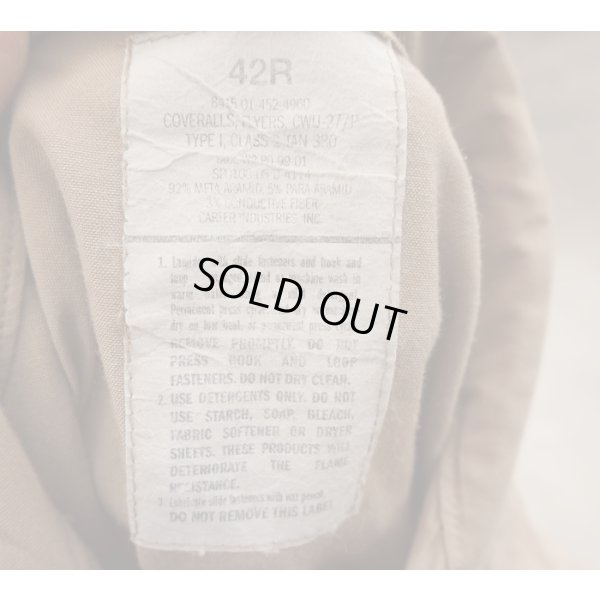 画像3: 米軍CWU-27/Pフライトスーツ タン42R