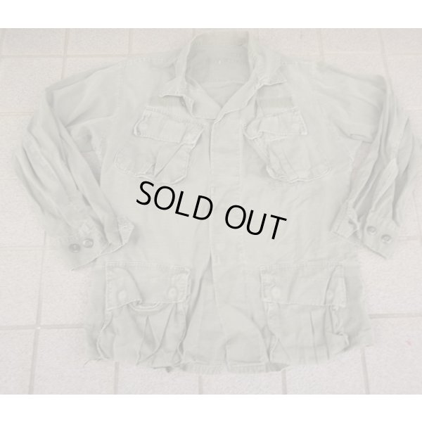 画像1: 米軍ベトナム戦争TCU(ジャングルファティーグ)ジャケット4thタイプMEDIUM-SHORT