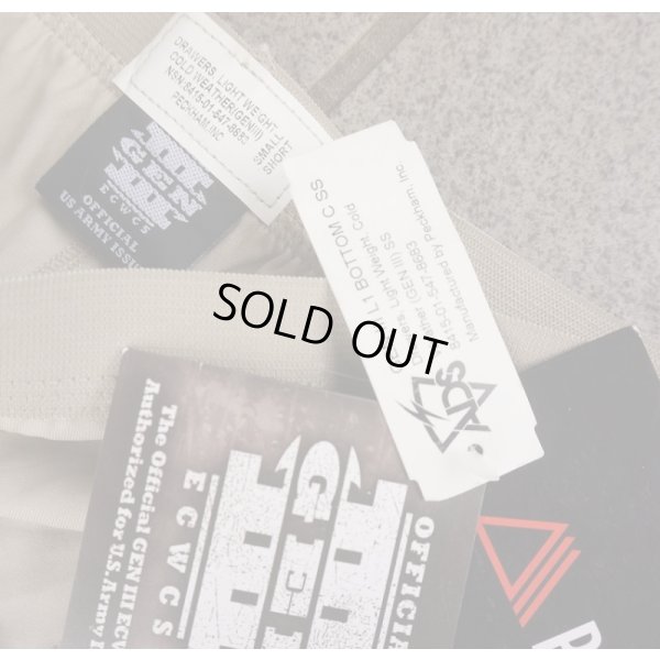 画像3: 米軍ECWCS Gen3 LV1アンダーパンツSMALL-SHORT新品