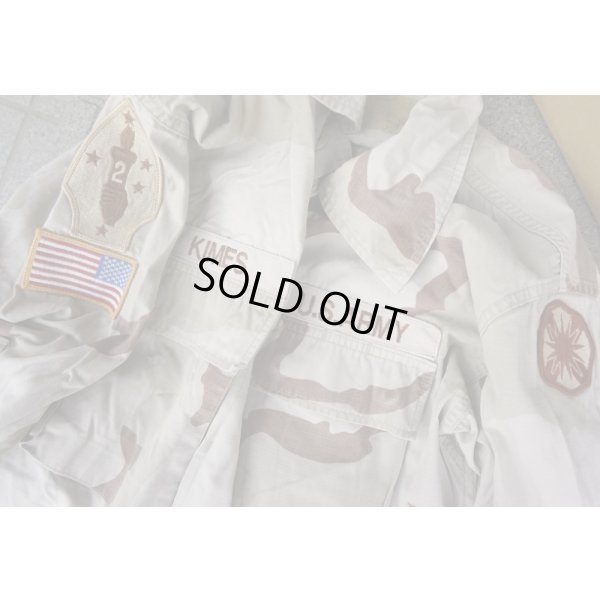 画像3: 米軍DCU（3Cデザート迷彩BDU）ジャケットSMALL-REGULAR第13支援司令部・第2海兵師団パッチ付き