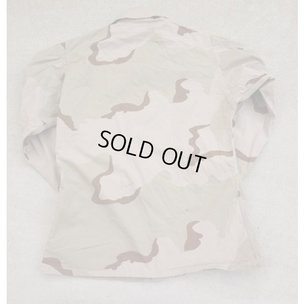 画像2: 米軍DCU（3Cデザート迷彩BDU）ジャケットSMALL-REGULAR第13支援司令部医療サービス科中佐パッチ・降下章付き