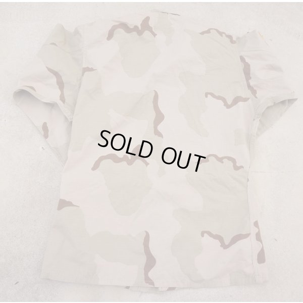 画像2: 米軍DCU(3Cデザート迷彩BDU)ジャケットSMALL-REGULAR第13支援司令部・第4歩兵師団パッチ付き